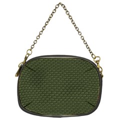 Green Reptile Skin Chain Purses (two Sides)  by trendistuff