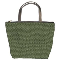 Green Reptile Skin Bucket Bags by trendistuff