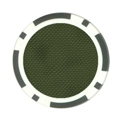 Green Reptile Skin Poker Chip Card Guards (10 Pack)  by trendistuff