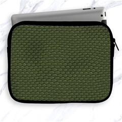 Green Reptile Skin Apple Ipad 2/3/4 Zipper Cases by trendistuff