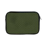 GREEN REPTILE SKIN Apple iPad Mini Zipper Cases Front