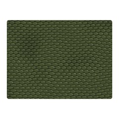 Green Reptile Skin Double Sided Flano Blanket (mini)  by trendistuff