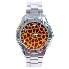 GIRAFFE HIDE Stainless Steel Men s Watch