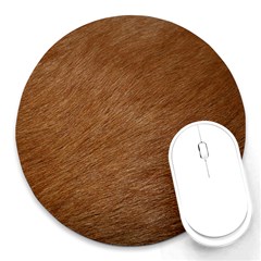 Dog Fur Round Mousepads by trendistuff