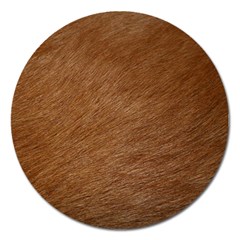 Dog Fur Magnet 5  (round) by trendistuff