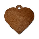 DOG FUR Dog Tag Heart (Two Sides) Front