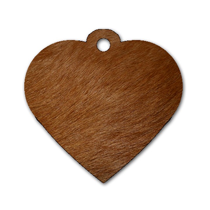 DOG FUR Dog Tag Heart (Two Sides)