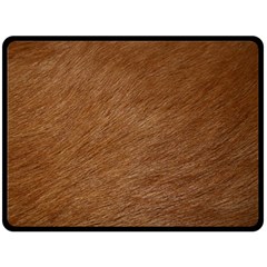 Dog Fur Fleece Blanket (large)  by trendistuff