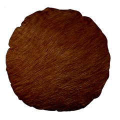 Dog Fur Large 18  Premium Round Cushions by trendistuff