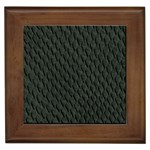 DARK GREEN SCALES Framed Tiles Front