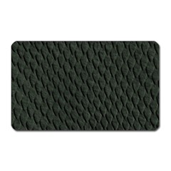 Dark Green Scales Magnet (rectangular) by trendistuff