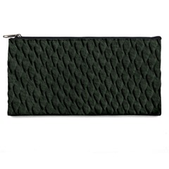 Dark Green Scales Pencil Cases by trendistuff