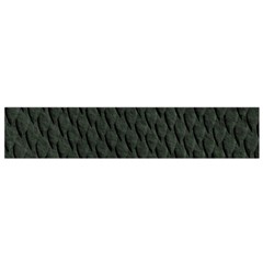 Dark Green Scales Flano Scarf (small)  by trendistuff