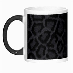 Black Leopard Print Morph Mugs by trendistuff