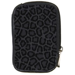 Black Leopard Print Compact Camera Cases by trendistuff