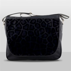 Black Leopard Print Messenger Bags by trendistuff