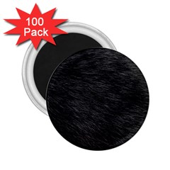 Black Cat Fur 2 25  Magnets (100 Pack)  by trendistuff