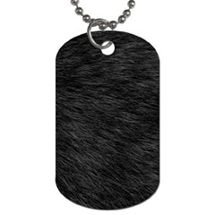 Black Cat Fur Dog Tag (two Sides) by trendistuff