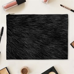 Black Cat Fur Cosmetic Bag (xl) by trendistuff