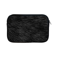 Black Cat Fur Apple Ipad Mini Zipper Cases by trendistuff