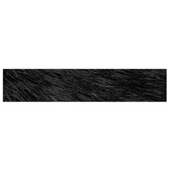 Black Cat Fur Flano Scarf (small)  by trendistuff