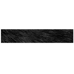 Black Cat Fur Flano Scarf (large)  by trendistuff