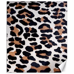 BLACK AND BROWN LEOPARD Canvas 20  x 24  