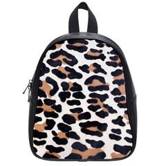 BLACK AND BROWN LEOPARD School Bags (Small) 