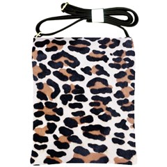 BLACK AND BROWN LEOPARD Shoulder Sling Bags