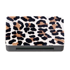 Black And Brown Leopard Memory Card Reader With Cf