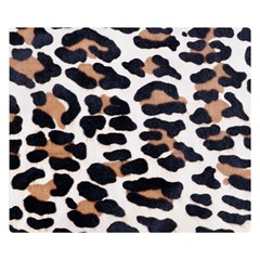 Black And Brown Leopard Double Sided Flano Blanket (small)  by trendistuff