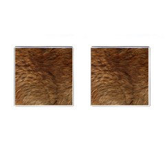 Bear Fur Cufflinks (square) by trendistuff