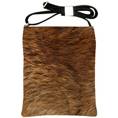 Bear Fur Shoulder Sling Bags by trendistuff