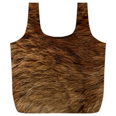 Bear Fur Full Print Recycle Bags (l)  by trendistuff