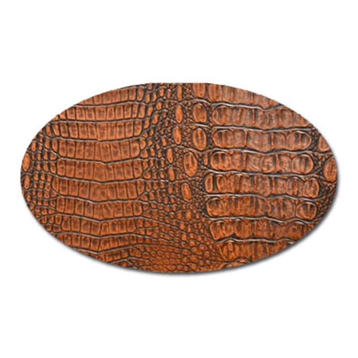 ALLIGATOR SKIN Oval Magnet