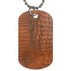 Alligator Skin Dog Tag (two Sides) by trendistuff