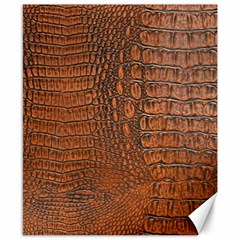 Alligator Skin Canvas 8  X 10  by trendistuff