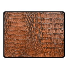 Alligator Skin Fleece Blanket (small) by trendistuff