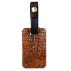 Alligator Skin Luggage Tags (one Side)  by trendistuff