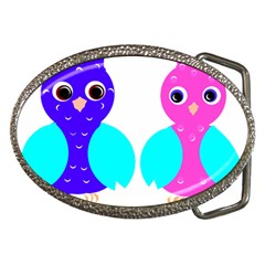 Owl Couple  Belt Buckles by JDDesigns