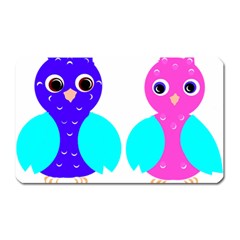 Owl Couple  Magnet (rectangular) by JDDesigns