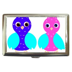 Owl Couple  Cigarette Money Cases by JDDesigns