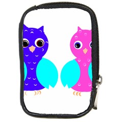 Owl Couple  Compact Camera Cases by JDDesigns