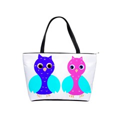 Owl Couple  Shoulder Handbags by JDDesigns