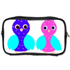 Owl Couple  Toiletries Bags 2-side by JDDesigns