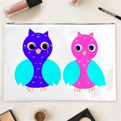 Owl Couple  Cosmetic Bag (xxl) 