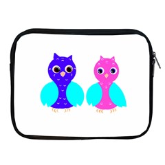 Owl Couple  Apple Ipad 2/3/4 Zipper Cases by JDDesigns