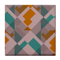 Pieces Tile Coaster by LalyLauraFLM