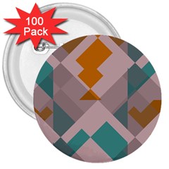 Pieces 3  Button (100 Pack) by LalyLauraFLM