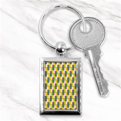 Connected Rectangles Pattern Key Chain (rectangle) by LalyLauraFLM